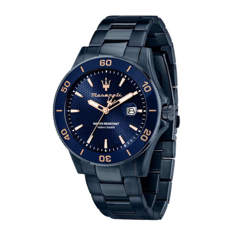 Main Image 1 of Maserati Competizione Men's Blue Dial Blue Tone Bracelet Watch