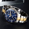 Thumbnail Image 6 of Maserati Competizione Men's Blue Dial Two Tone Watch & Bracelet Set