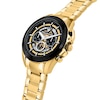 Thumbnail Image 5 of Maserati Traguardo Men's Skeleton Dial Gold Tone Bracelet Watch