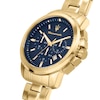 Thumbnail Image 5 of Maserati Successo Men's Blue Dial Gold Tone Bracelet Watch