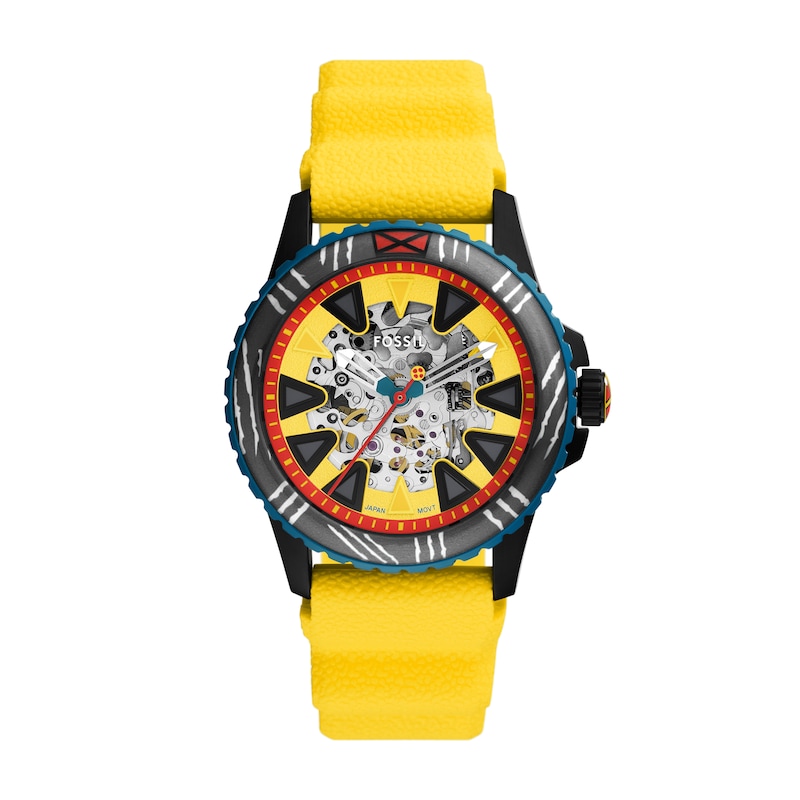 Main Image 1 of Fossil Men's Marvel x Fossil Limited Edition Wolverine Automatic Black Tone Watch