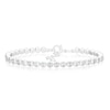 Thumbnail Image 1 of Silver Plated Cubic Zirconia Tennis Bracelet