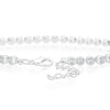 Thumbnail Image 3 of Silver Plated Cubic Zirconia Tennis Bracelet