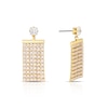 Thumbnail Image 1 of Gold Plated Cubic Zirconia Shimmer Drop Earrings