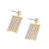 Thumbnail Image 2 of Gold Plated Cubic Zirconia Shimmer Drop Earrings