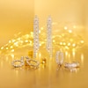 Thumbnail Image 4 of Gold Plated Cubic Zirconia Multishape Circle Drop Earrings