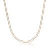 Thumbnail Image 1 of Gold Plated Cubic Zirconia 16 Inch Bar Necklace