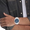 Thumbnail Image 4 of Calvin Klein Men's Blue Brushed Dial Stainless Steel Bracelet Watch