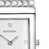 Thumbnail Image 2 of Sekonda Shimmer Ladies' Rectangle Dial Crystal Set Strap Watch