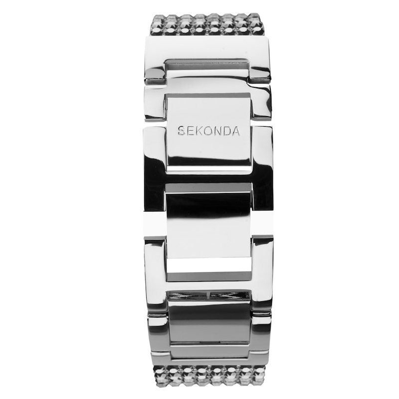 Main Image 5 of Sekonda Shimmer Ladies' Rectangle Dial Crystal Set Strap Watch