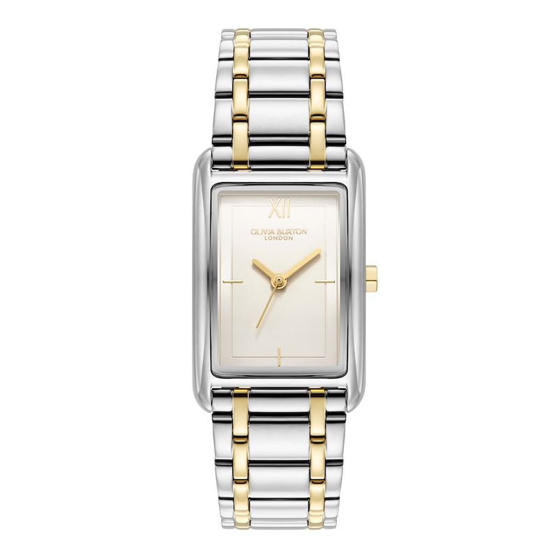 Main Image 1 of Olivia Burton Grove Ladies' White Dial Two Tone Gold Tone Bracelet Watch