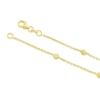 Thumbnail Image 3 of 9ct Yellow Gold Diamond Cut Bead Station Bracelet