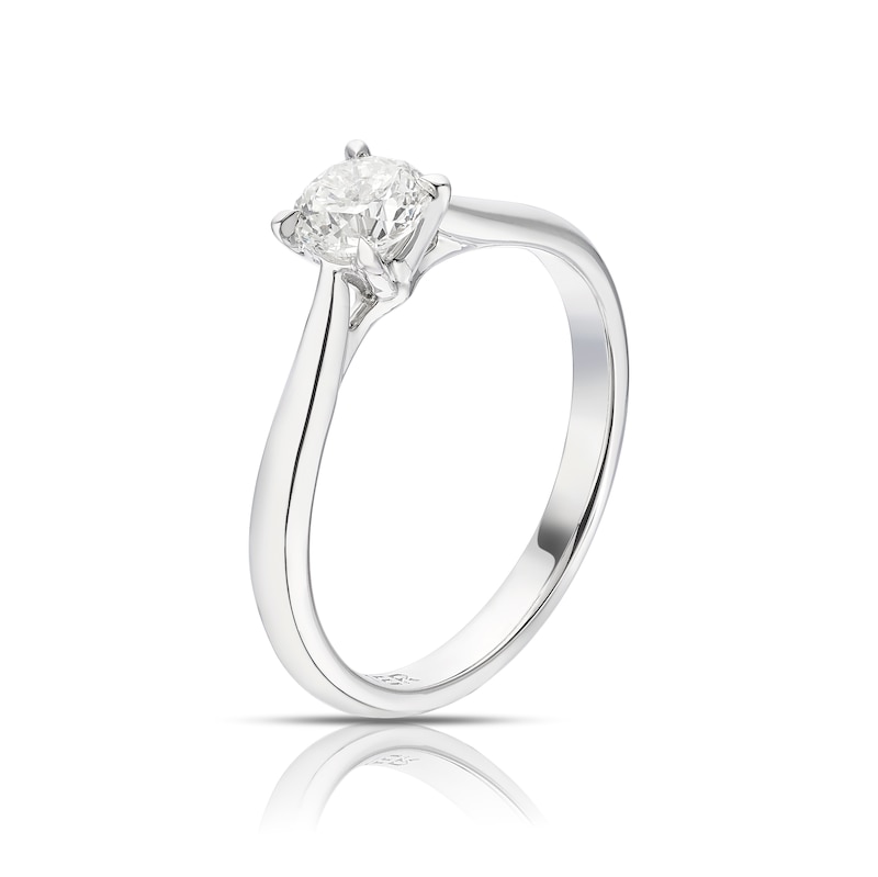 Main Image 2 of The Forever Diamond Platinum 0.50ct Diamond Solitaire Ring