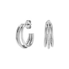 Thumbnail Image 1 of Olivia Burton Ladies' Stainless Steel Ever Stacked Claw Hoop Earrings