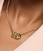 Thumbnail Image 3 of Olivia Burton Lovers Knot Ladies' Gold Tone Belcher Chain Necklace