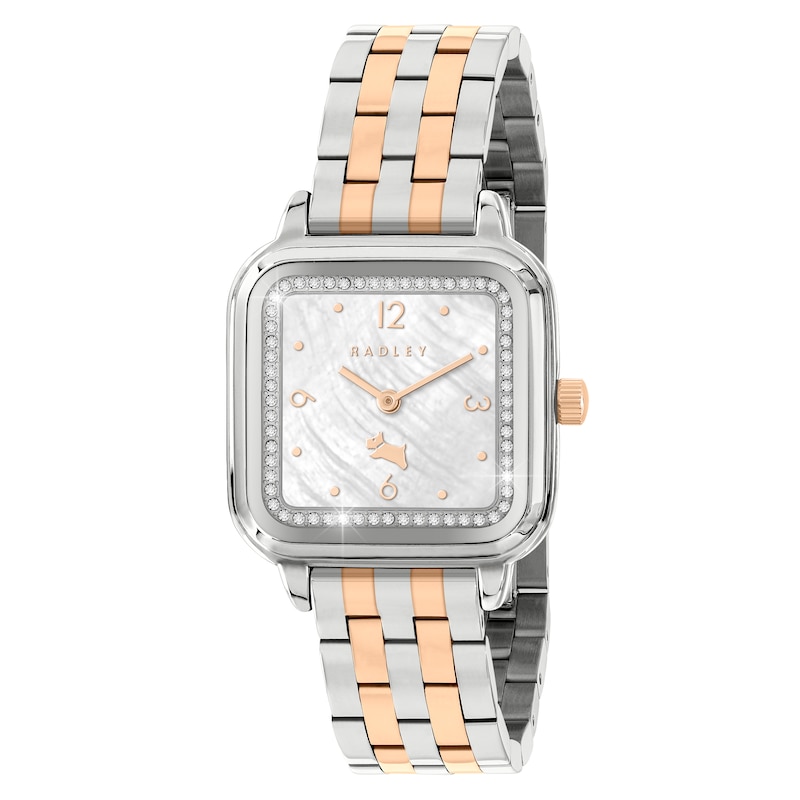 Main Image 1 of Radley Ladies' Square Two Tone Stainless Steel Bracelet Watch