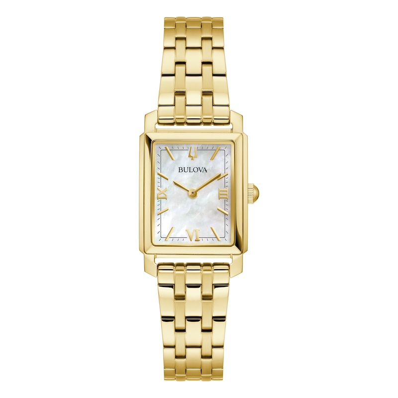 Main Image 1 of Bulova Ladies' Rectangular MOP Dial Bracelet Watch