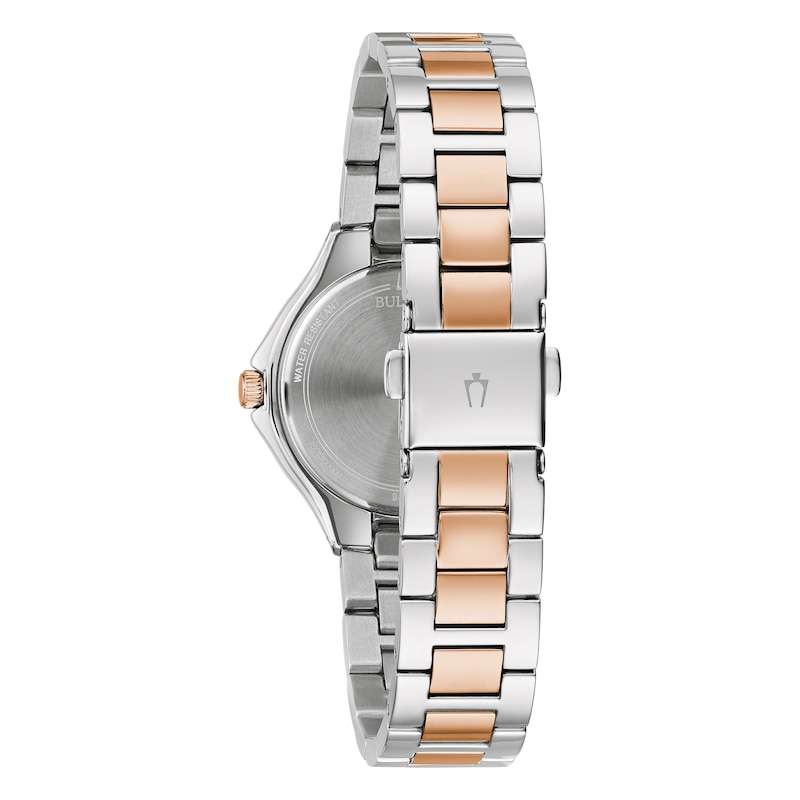 Main Image 3 of Bulova Ladies' MOP Dial Rose Two Tone Stainless Steel Exclusive Watch