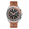 Thumbnail Image 1 of Bulova Racing Performance Men's Black Dial Brown Leather Strap Watch