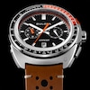 Thumbnail Image 5 of Bulova Racing Performance Men's Black Dial Brown Leather Strap Watch