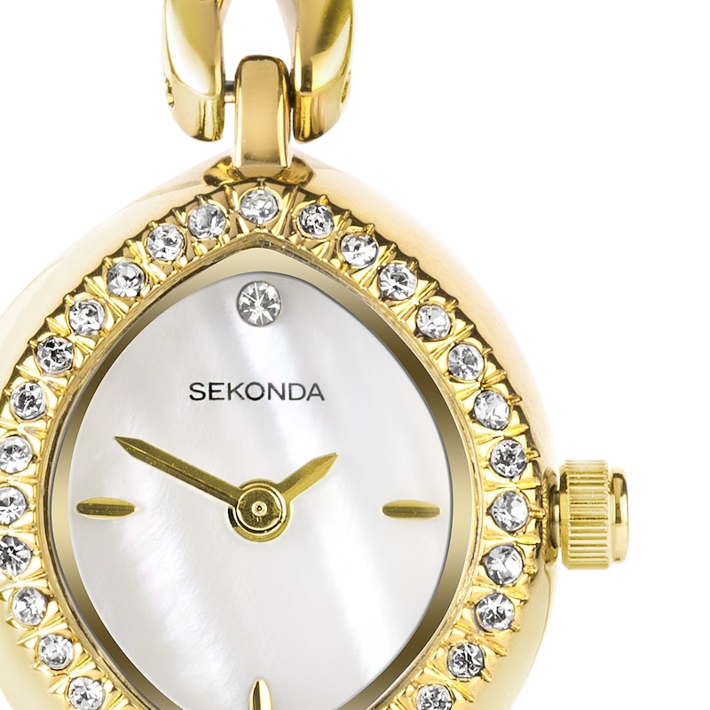 Main Image 3 of Sekonda Infinity Ladies' Gold Tone Stone Set Watch Gift Set