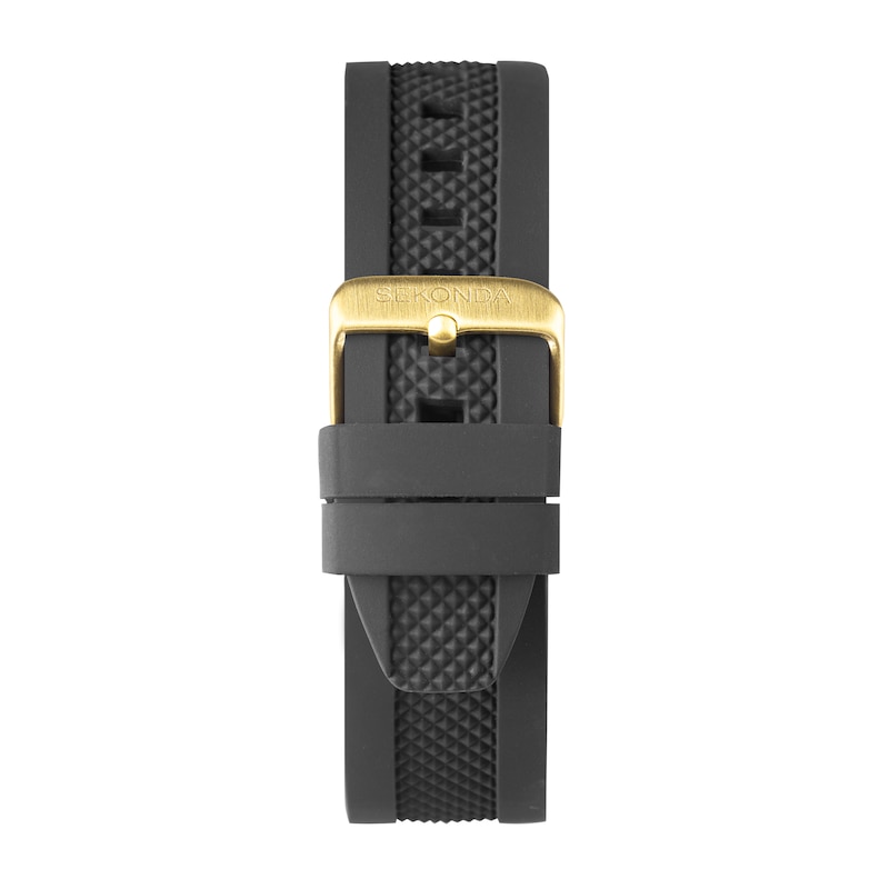 Main Image 5 of Sekonda Titan Men’s Black Silicone Strap Watch