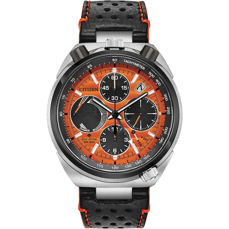 Main Image 1 of Citizen Eco-Drive Ltd Ed Bullhead Men's Orange Dial Multi Strap Watch