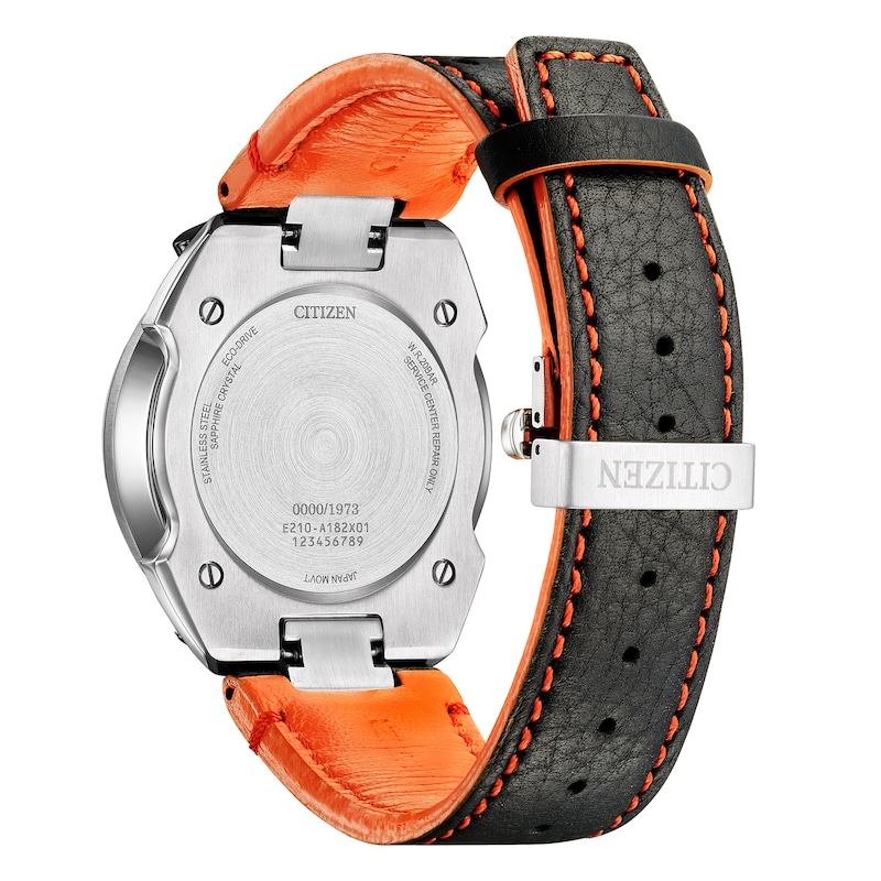 Main Image 3 of Citizen Eco-Drive Ltd Ed Bullhead Men's Orange Dial Multi Strap Watch