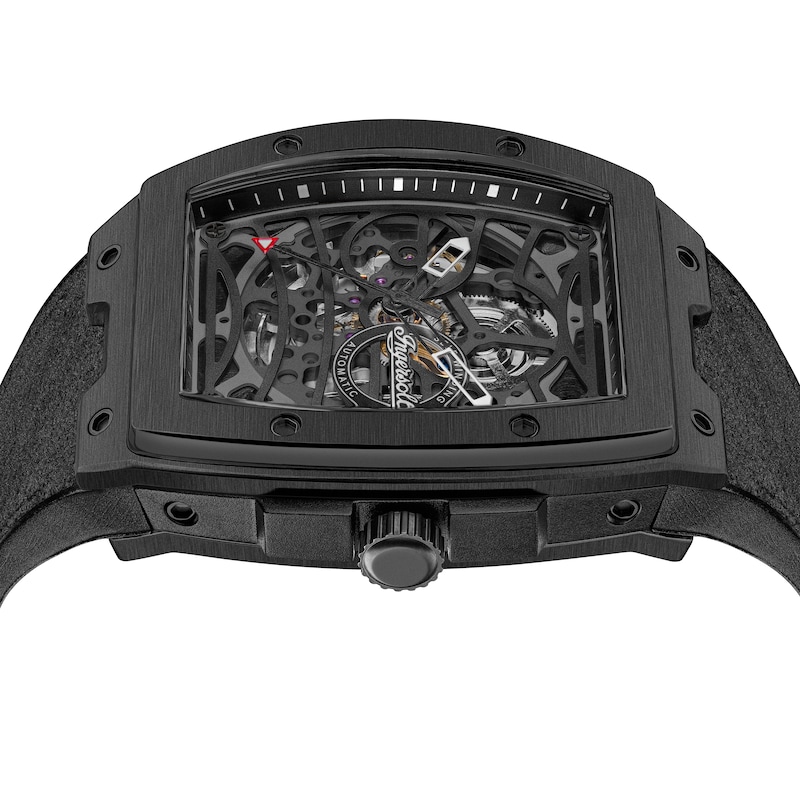 Main Image 2 of Ingersoll 1892 The Challenger Men's Automatic Black PU/Alcantara Strap Watch