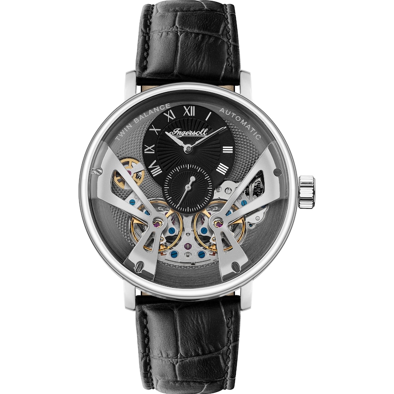 Main Image 1 of Ingersoll 1892 The Tennessee Men's Automatic Black Leather Strap Watch