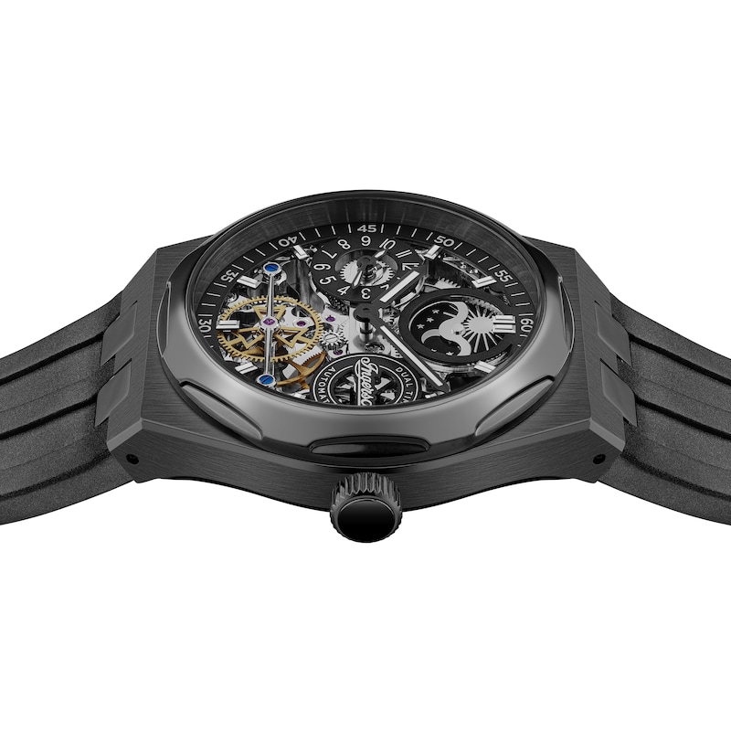 Main Image 2 of Ingersoll 1892 The Broadway Men's Automatic Black Skeleton Dial Black PU Strap Watch