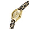 Thumbnail Image 4 of Guess Ladies' Stone Set Gold Dial Leopard Print Strap Watch