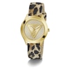 Thumbnail Image 5 of Guess Ladies' Stone Set Gold Dial Leopard Print Strap Watch