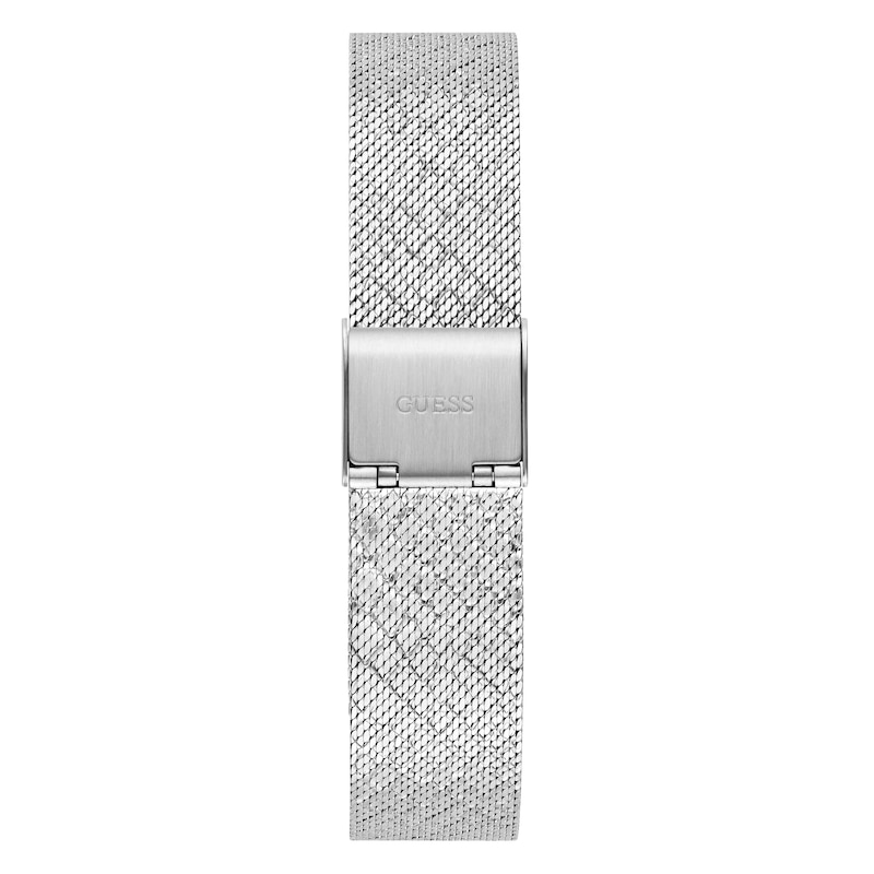 Main Image 3 of Guess Ladies' Fancy Dial Stone Set Bezel Mesh Strap Watch