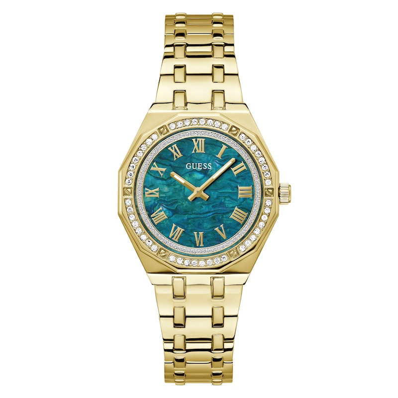 Main Image 1 of Guess Ladies' Turquoise Mother Of Pearl Dial Bracelet Watch