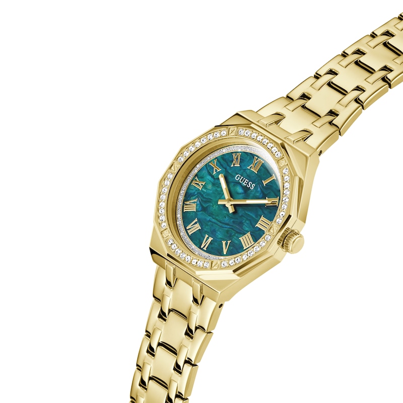 Main Image 4 of Guess Ladies' Turquoise Mother Of Pearl Dial Bracelet Watch