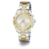 Thumbnail Image 5 of Guess Ladies' Stone Set Detail Two Tone Bracelet Watch