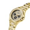 Thumbnail Image 4 of Guess Ladies' Stone Set Black Dial Yellow Tone Bracelet Watch