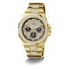 Thumbnail Image 5 of Guess Ladies' Stone Set Black Dial Yellow Tone Bracelet Watch