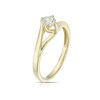 Thumbnail Image 2 of 9ct Yellow Gold 0.33ct Diamond Split Shoulder Solitaire Ring