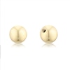 Thumbnail Image 2 of Sterling Silver Halloween Gold Tone Pumpkin Cubic Zirconia Stud Earrings