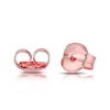 Thumbnail Image 2 of 9ct Rose Gold Crystal Heart Stud Earrings