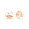 Thumbnail Image 2 of 9ct Rose Gold Cubic Zirconia 2 Stone Stud Earrings