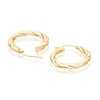 Thumbnail Image 2 of 18ct Yellow Gold Twisted Tube 20mm Hoop Earrings