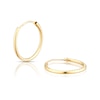 Thumbnail Image 1 of 18ct Yellow Gold 15mm Diamond Cut Sleeper Earrings