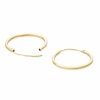 Thumbnail Image 2 of 18ct Yellow Gold 15mm Diamond Cut Sleeper Earrings