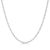 Thumbnail Image 1 of 9ct White Gold 18 Inch Rope Chain