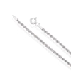 Thumbnail Image 3 of 9ct White Gold 18 Inch Rope Chain