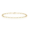 Thumbnail Image 1 of 18ct Yellow Gold 130 Gauge Oval Belcher 7&quot; Bracelet