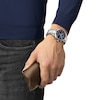 Thumbnail Image 4 of Tissot PR100 Men's Chronograph Blue Dial Stainless Steel Bracelet Watch